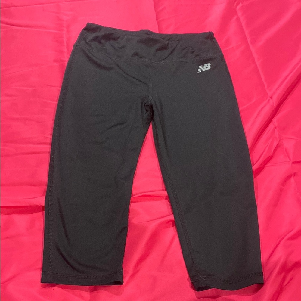 New Balance Kids Black capris Leggings